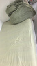 无印良品家纺A类抗菌全棉床单单件 被单双人纯棉床罩 清新绿160*230cm 实拍图