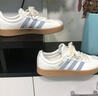 adidas「T头鞋」VL COURT 2.0复古休闲板鞋德训鞋阿迪达斯轻运动   汉玉白/蓝色/金色 (推荐女生买小半码)   37 实拍图
