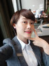 名流都会职业装女装气质面试女士正装商务工作服小西装女商务正装 暗灰格子西装+裙子+裤子+衬衫 L（100-110斤） 实拍图