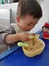 COOKSS儿童勺子宝宝元宝勺婴儿学吃饭训练勺PPSU弯头辅食勺餐具两只装 实拍图