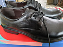 意尔康男鞋圆头商务正装鞋春秋单鞋系带皮鞋德比婚鞋 53449W 黑色 42 实拍图