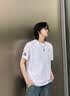 卡帕（Kappa）背靠背2026新款夏季男士短袖跑步运动t恤女半袖上衣男K0E32TD70D 漂白-001 XL （尺码推荐适合180/100A） 实拍图