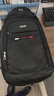 袋鼠双肩包男士背包大容量行李旅游包学生书包女初中商务笔记本电脑包 黑色配红标 实拍图