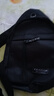 运动跑步包男休闲斜挎包手机包防泼水健身包女单肩包 黑色 实拍图