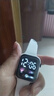其他品牌高颜值LED手表时尚方形学生科技感超强夜光数字个性运动 太空白 实拍图