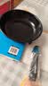 【亏本清仓】韩式麦饭石色不粘锅平底锅铁锅电磁炉不带盖 黑色小煎锅 16cm 实拍图