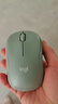 罗技（Logitech）M221 轻音鼠标 无线鼠标 办公鼠标 对称鼠标 带无线微型接收器 薄荷绿 实拍图