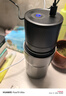 NICOH便携式咖啡机电动磨豆机迷你旅行现磨冲泡过滤研磨手冲一体杯子端午节礼盒生日礼物伴手礼员工礼品 B05银灰色 实拍图