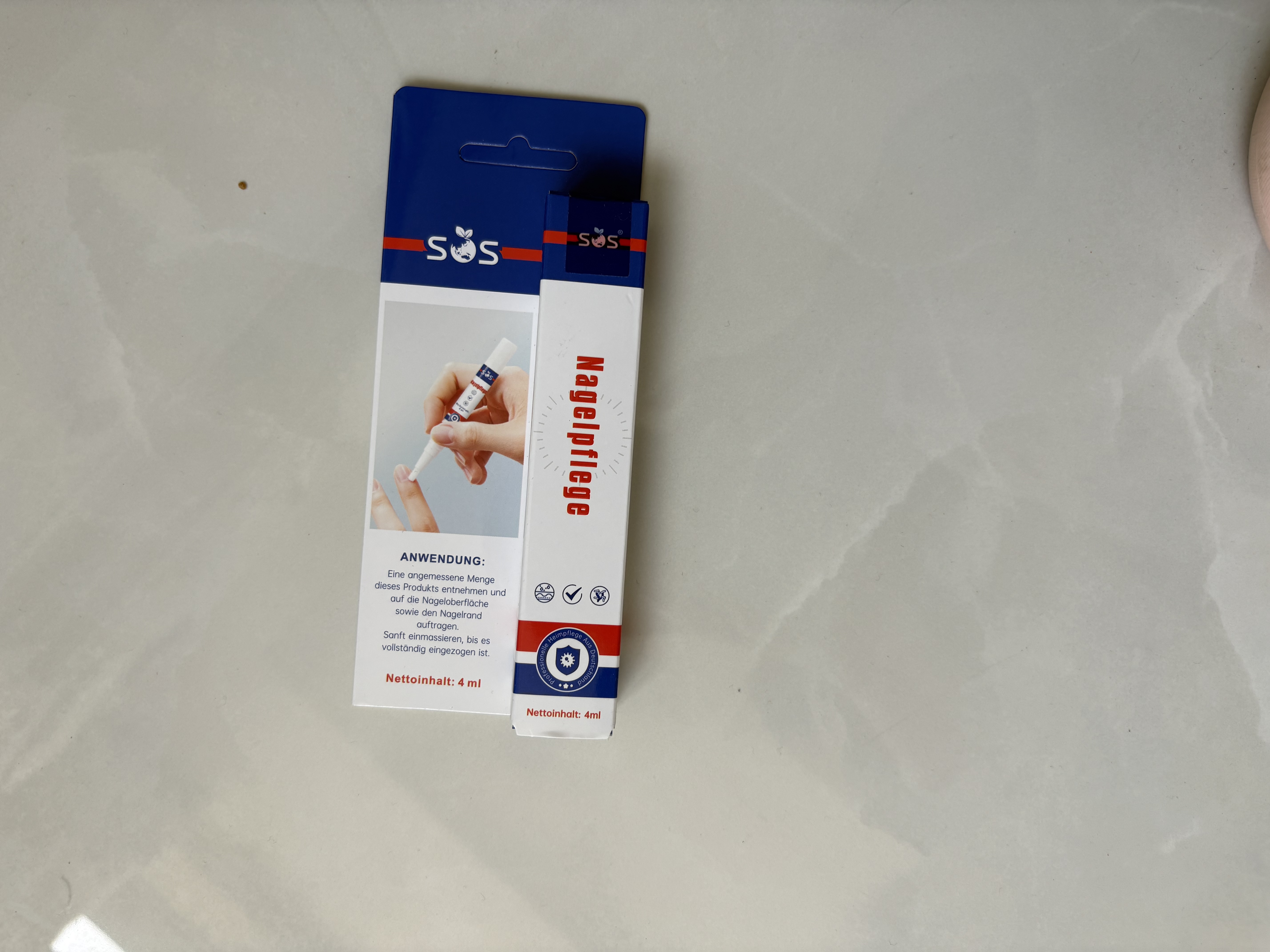 SOS德国SOS灰指甲笔4ml/支SOS脚气喷雾脚气水德国原装进口 灰指甲笔 4ml 1盒【灰指甲笔】 实拍图