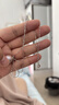 老银匠银项链无吊坠s925银项链女素链简约裸链简约女士百搭时尚银锁骨链 实拍图