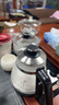 容声全自动上水电热水壶泡茶专用茶桌茶台智能烧水壶煮茶控温一体机茶具套装316不锈钢电热水壶烧水器 0.8L 316钢|高低水位感应37*20黑 实拍图