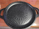 麦饭石烤肉盘家用不粘锅铁板烧韩式烤肉锅电磁炉卡式炉户外烤盘 太阳花烤盘28cm 实拍图