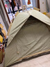 探险者（TAN XIAN ZHE）帐篷户外露营防雨过夜3人-4人速开便捷天幕二合一黑胶防晒帐篷 帐篷3-5人带充气垫套餐 实拍图
