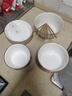 陶瓷碗家用喜庆乔迁新居碗碟餐具套装岁月静好饭碗 4碗4盘4勺4筷1汤碗1大勺2面碗 实拍图