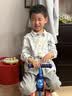 戴维贝拉男衬衣春装男童衬衫外套格子衬衣儿童上衣童装 实拍图