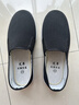 3514老北京布鞋一脚蹬劳保布鞋工作鞋轻便爸爸鞋传统男布鞋 黑色42 实拍图