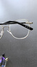 依视路（ESSILOR） 新款商务男镜架时尚镜框女配依视路镜片近视定制眼镜网上配镜 金属-全框-2025GD-金色 镜框+依视路膜岩高清1.60现片 实拍图