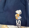 史努比（SNOOPY）童装儿童套装男女童卫衣卫裤2件套春装 藏青字母+灰努比 140 实拍图