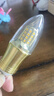 雷士（NVC）E14螺口LED灯泡超亮尖泡9瓦光源节能灯暖白光4000K金色5只装 实拍图