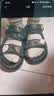 百慕倾臣凉拖鞋女夏季外两穿沙滩EVA柔软上班卡通可爱舒适防滑耐磨凉鞋 黑色 35-36 正码 实拍图