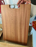 爱仕达（ASD）菜板进口乌檀木99%抗菌砧板整木加大加厚双面防霉面板45*30*3.0cm 实拍图
