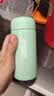 【全网爆款】迷你口袋保温杯304不锈钢水杯便携可爱水杯女生 淡青色 150ml 实拍图