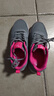 骆驼（CAMEL）网面透气跑步女鞋轻量健步运动鞋子 CD2223L6852 灰/梅红 38 实拍图