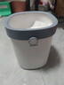 ecoco垃圾桶8L家用压圈自动打包客厅厨房厕所办公室方形垃圾篓E24216白 实拍图