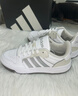 adidas ENTRAP美式校园风运动少年感复古篮球风板鞋男女阿迪达斯   白色/暗银金属/树脂黄   37 实拍图