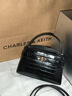 CHARLES&KEITH鳄鱼纹凯莉包手提斜挎婚包包女包生日母亲节礼物CK2-50270880-1 Black黑色 S 实拍图