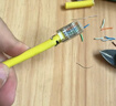 山泽 超六类水晶头 超6类万兆网线接头 50U镀金RJ45网络连接头 CAT6A两件式屏蔽水晶头10个 WJ6A010U 实拍图