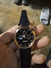正品男士手表高档休闲石英表简约气质男表皮带高颜值罗马时尚腕表 黑色运动款 实拍图
