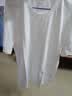 重磅纯棉短袖t恤男高档纯色印花休闲基础款内搭半袖打底衫 白色 XL  140-155斤 实拍图
