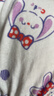 贝瑞加（Babyprints）宝宝内裤4条装女童平角短裤小女孩纯棉面包裤柔软打底裤 紫兔90 实拍图