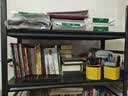 唐辑书架书柜家用落地置物货架学生钢制收纳储物架子 黑五层80*30*160 实拍图