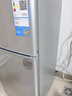 奥克斯小冰箱家用小型迷你冷藏冷冻两用出租房宿舍用节能省电寝室办公室电冰箱 【净化去味】156银色【高效保鲜 铜管速冷】42L 实拍图