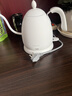 maxwin 家用电热水壶长嘴烧水壶泡茶专用手冲咖啡壶开水壶小型茶艺壶防烫全自动断电茶具功夫茶酒店 0.6L 月光白 实拍图