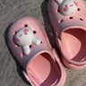 牧童儿童拖鞋夏男宝宝洞洞鞋软底女童卡通洗澡婴幼儿家居鞋萌兔粉160 实拍图