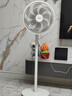 美的（Midea）【品质推荐】七叶轻音柔风电风扇/家用省电落地扇/台式电扇/广角摇头节能宿舍小型风扇 SAE35CA 实拍图