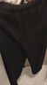 罗蒙（ROMON）休闲裤男商务休闲时尚职业西装裤弹力修身加厚裤子男装黑色40 实拍图