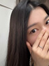 芯奢999纯银素圈戒指女士百搭足银开口戒小众轻奢指环食指戒生日礼物 繁星戒指 实拍图