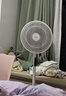 美的（Midea）【飓风节能】七叶柔风立式电风扇/家用轻音落地扇/台式小型风扇/大风力遥控定时摇头风扇 SAH35BSJ 实拍图