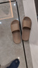 京东京造【抗菌皮纹拖】eva软弹拖鞋居家室内防滑浴室凉拖 灰褐色 40-41 实拍图