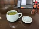 雅瓷[节日礼物]汝窑茶杯办公室陶瓷杯子带盖喝茶泡茶杯小青杯礼盒装 汝窑小青杯340ml1只 实拍图