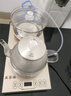 益茶福全自动上水电热水壶底部上水嵌入式茶台功夫茶烧水壶饮水烧水一体机抽水玻璃煮茶壶保温泡茶壶 SQ-008金色玻璃套装 1L 实拍图