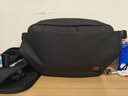 京东京造 探索者斜挎包Plus版男女胸包腰包大容量单肩背包运动 黑色 实拍图