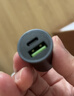 摩米士（MOMAX）车载充电器点烟器车充超级快充头转换器插头适用苹果16华为/小米一拖二 深空灰 实拍图