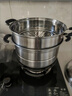 美的（Midea）蒸锅汤锅 304不锈钢蒸锅多层家用5-6个人蒸煮一体多功能锅蒸包子 实拍图