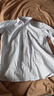 南极人衬衫男纯色长袖商务衬衫男士棉质舒适衬衣外套修身白衬衫男2XL 实拍图
