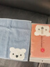 金号儿童毛巾100纯棉小毛巾擦手毛巾挂式婴儿毛巾方巾A类洗脸帕1条装 实拍图